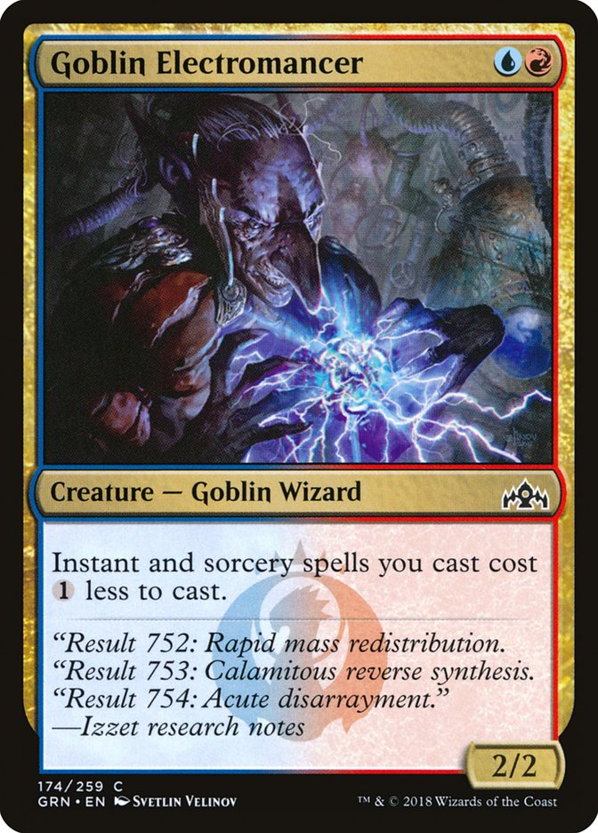 Goblin Electromancer [Guilds of Ravnica] | Deep Dive Games St. Marys