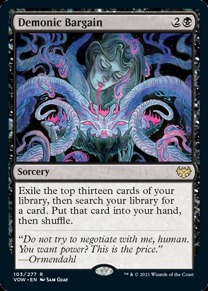 Demonic Bargain [Innistrad: Crimson Vow] | Deep Dive Games St. Marys