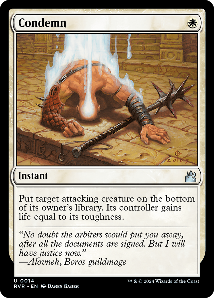 Condemn [Ravnica Remastered] | Deep Dive Games St. Marys