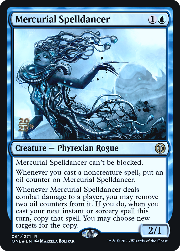 Mercurial Spelldancer [Phyrexia: All Will Be One Prerelease Promos] | Deep Dive Games St. Marys