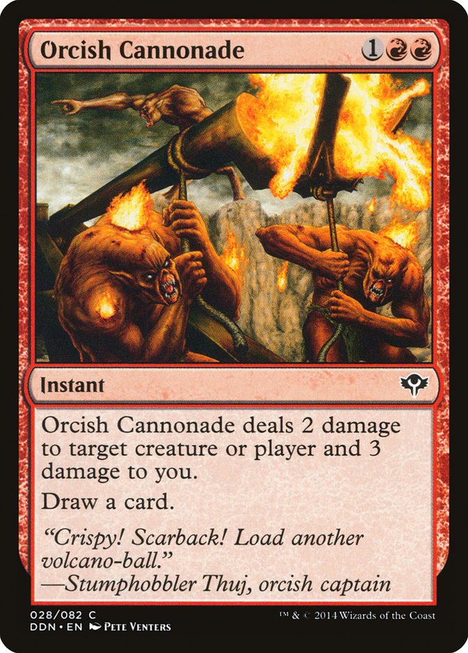 Orcish Cannonade [Duel Decks: Speed vs. Cunning] | Deep Dive Games St. Marys