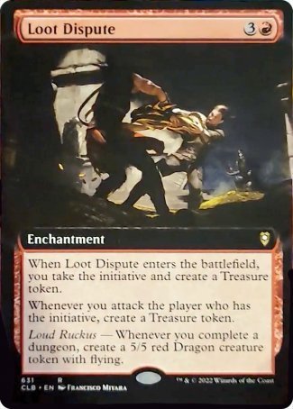 Loot Dispute (Extended Art) [Commander Legends: Battle for Baldur's Gate] | Deep Dive Games St. Marys