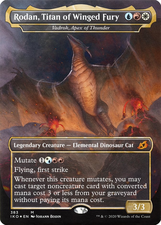 Vadrok, Apex of Thunder - Rodan, Titan of Winged Fury (Godzilla Series) [Ikoria: Lair of Behemoths] | Deep Dive Games St. Marys