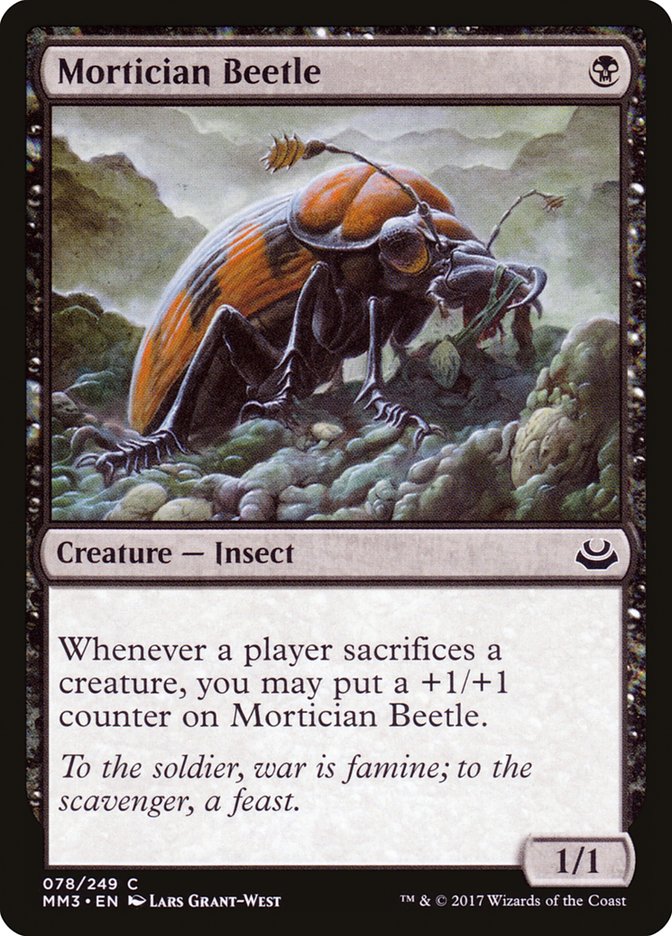 Mortician Beetle [Modern Masters 2017] | Deep Dive Games St. Marys