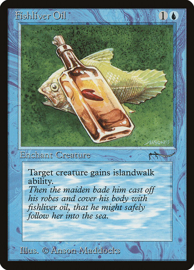 Fishliver Oil (Light Mana Cost) [Arabian Nights] | Deep Dive Games St. Marys