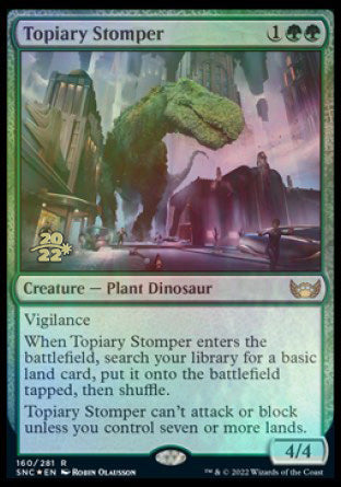 Topiary Stomper [Streets of New Capenna Prerelease Promos] | Deep Dive Games St. Marys