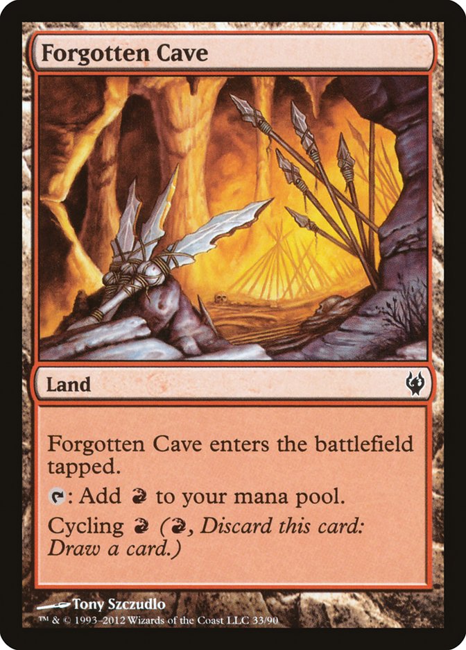 Forgotten Cave [Duel Decks: Izzet vs. Golgari] | Deep Dive Games St. Marys