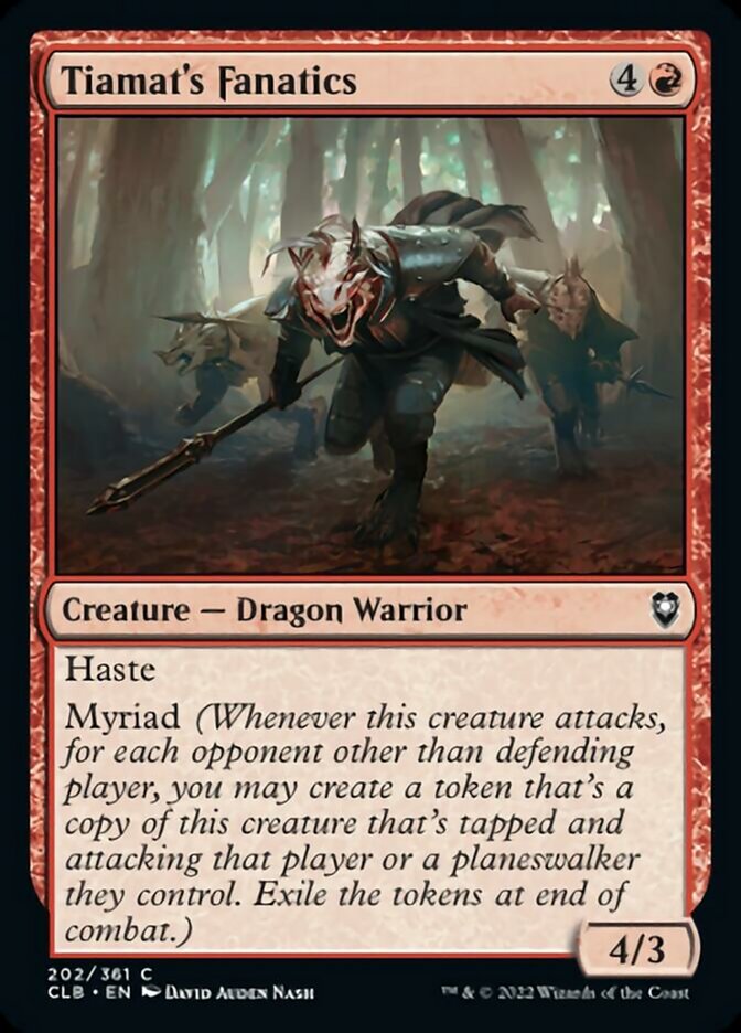 Tiamat's Fanatics [Commander Legends: Battle for Baldur's Gate] | Deep Dive Games St. Marys