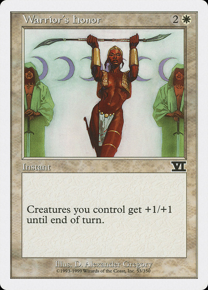 Warrior's Honor [Classic Sixth Edition] | Deep Dive Games St. Marys