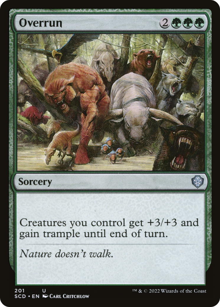 Overrun [Starter Commander Decks] | Deep Dive Games St. Marys