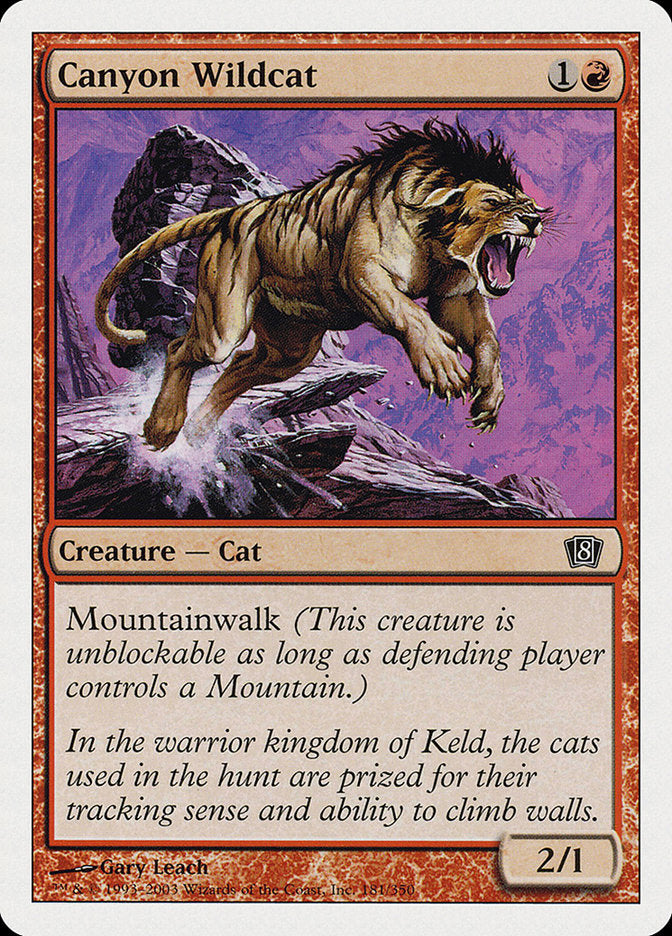 Canyon Wildcat [Eighth Edition] | Deep Dive Games St. Marys