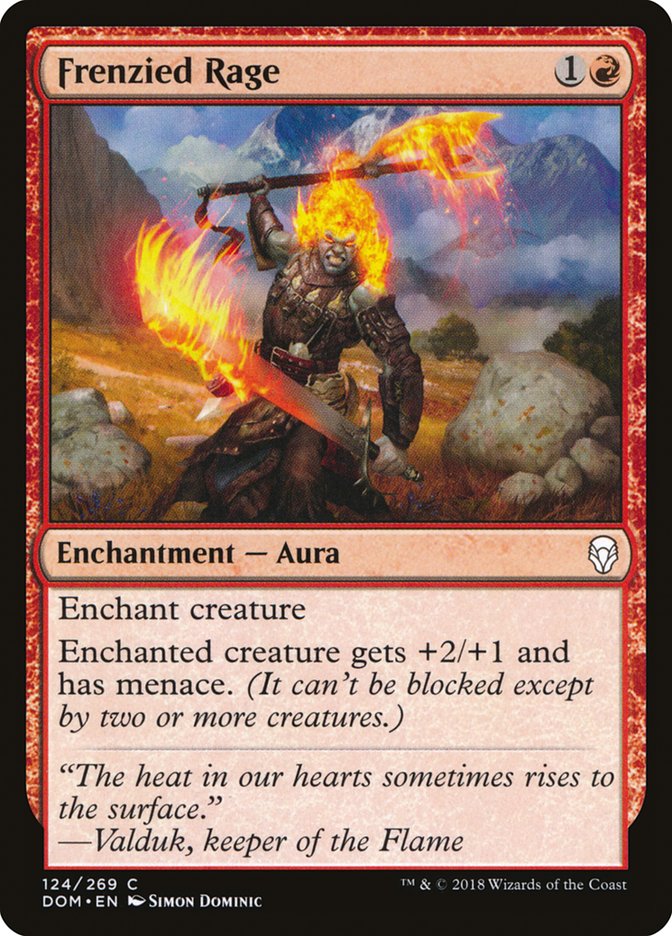 Frenzied Rage [Dominaria] | Deep Dive Games St. Marys