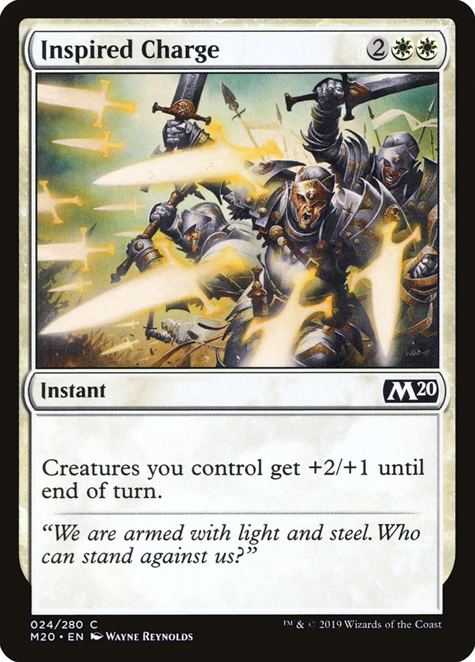 Inspired Charge [Core Set 2020] | Deep Dive Games St. Marys