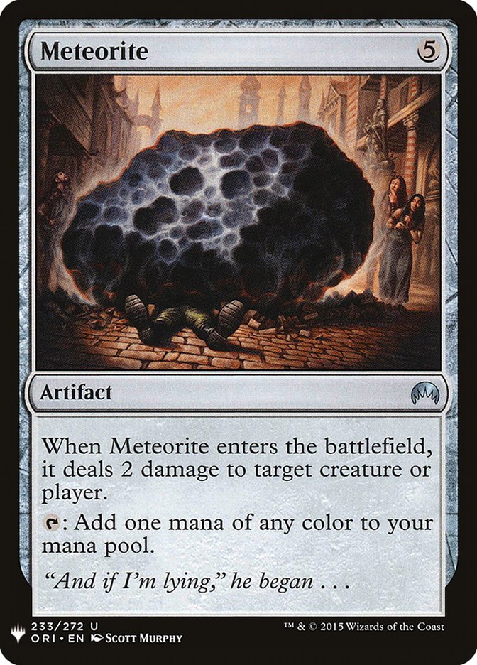 Meteorite [Mystery Booster] | Deep Dive Games St. Marys