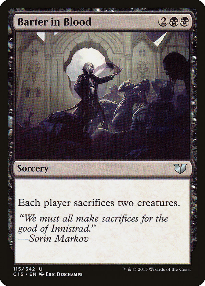 Barter in Blood [Commander 2015] | Deep Dive Games St. Marys