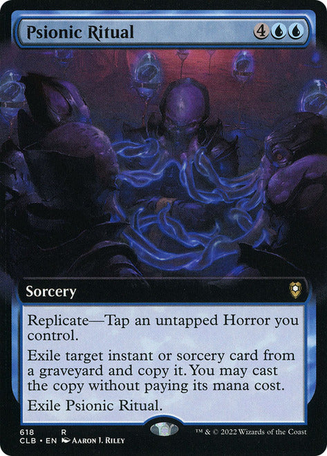 Psionic Ritual (Extended Art) [Commander Legends: Battle for Baldur's Gate] | Deep Dive Games St. Marys