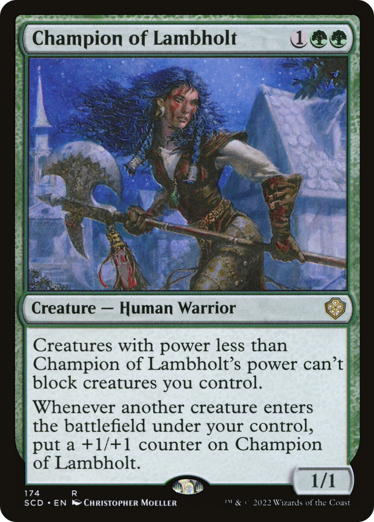 Champion of Lambholt [Starter Commander Decks] | Deep Dive Games St. Marys