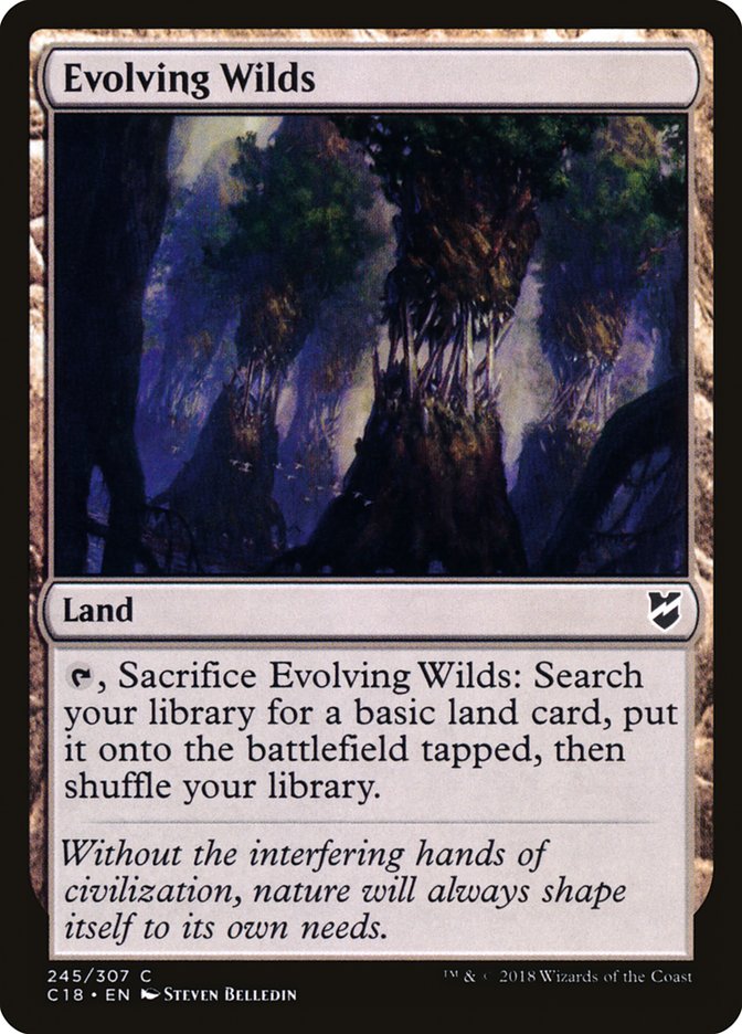 Evolving Wilds [Commander 2018] | Deep Dive Games St. Marys