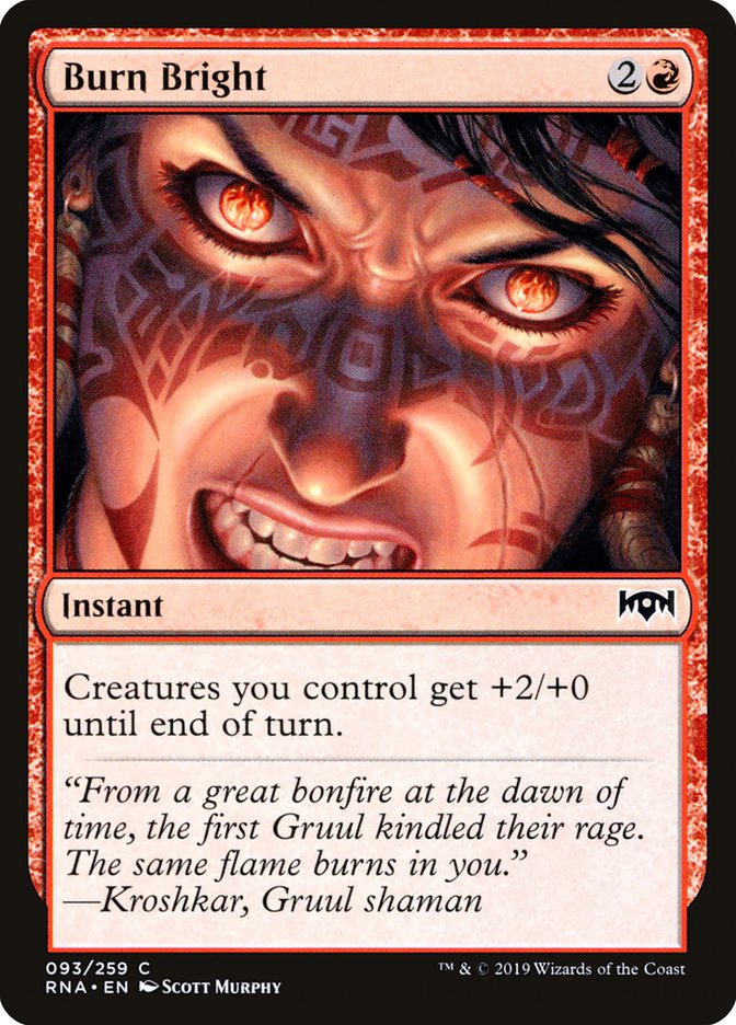Burn Bright [Ravnica Allegiance] | Deep Dive Games St. Marys