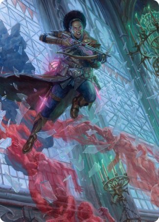 Kaya, Geist Hunter Art Card [Innistrad: Crimson Vow Art Series] | Deep Dive Games St. Marys