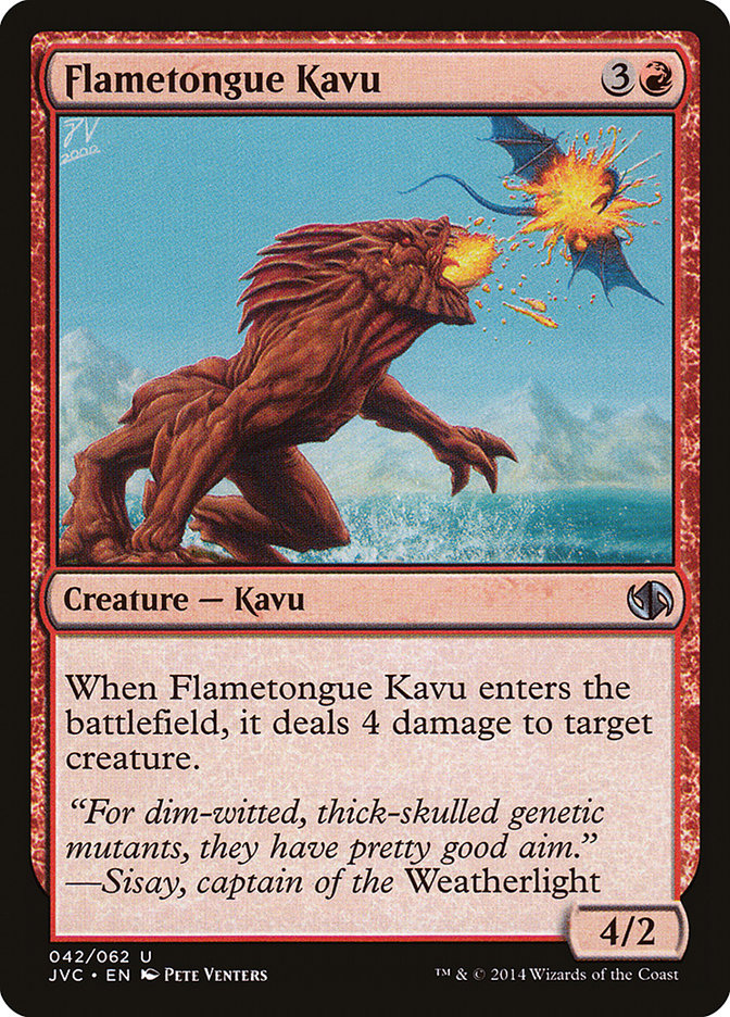 Flametongue Kavu [Duel Decks Anthology] | Deep Dive Games St. Marys