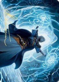 Frost Augur Art Card (Gold-Stamped Signature) [Kaldheim Art Series] | Deep Dive Games St. Marys