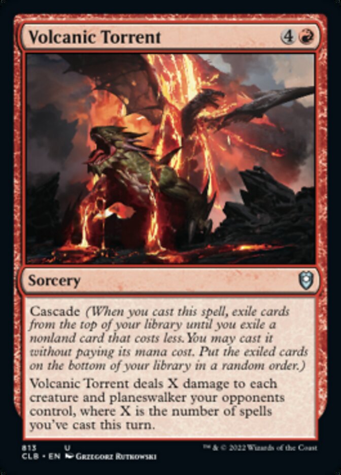 Volcanic Torrent [Commander Legends: Battle for Baldur's Gate] | Deep Dive Games St. Marys