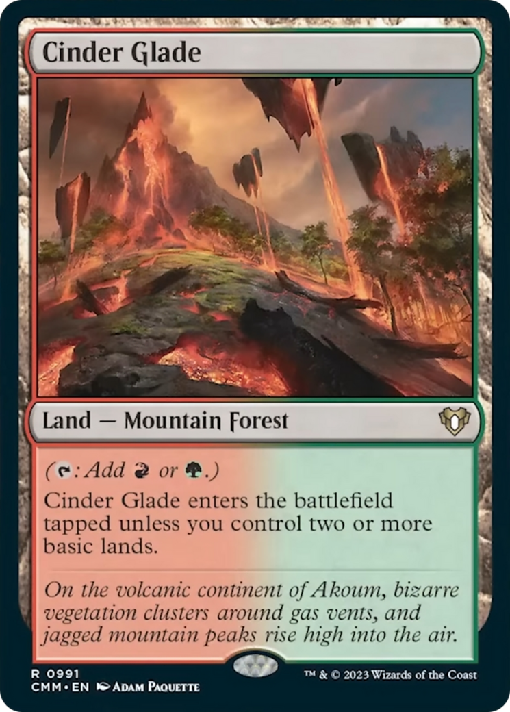 Cinder Glade [Commander Masters] | Deep Dive Games St. Marys