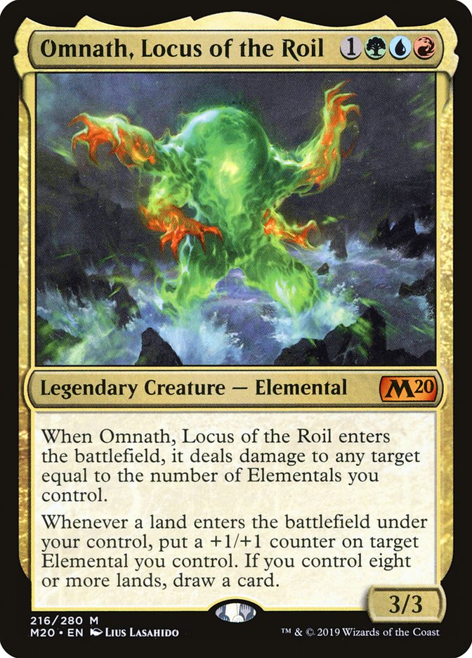 Omnath, Locus of the Roil [Core Set 2020] | Deep Dive Games St. Marys