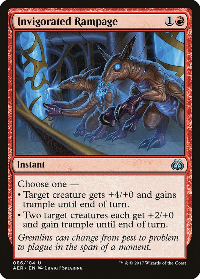 Invigorated Rampage [Aether Revolt] | Deep Dive Games St. Marys