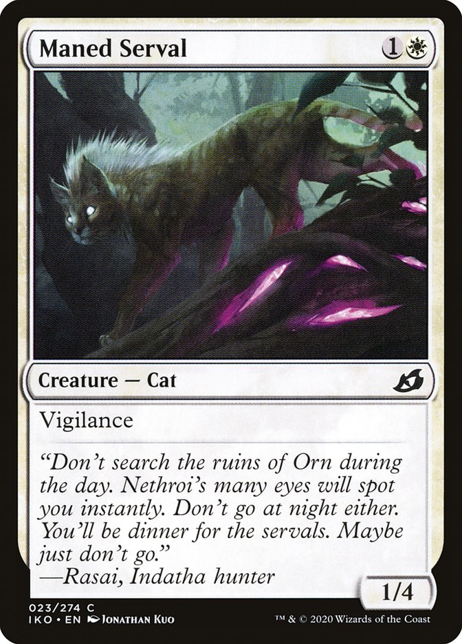 Maned Serval [Ikoria: Lair of Behemoths] | Deep Dive Games St. Marys