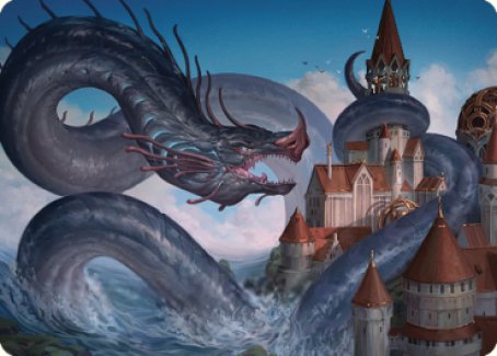 Tolarian Terror Art Card [Dominaria United Art Series] | Deep Dive Games St. Marys