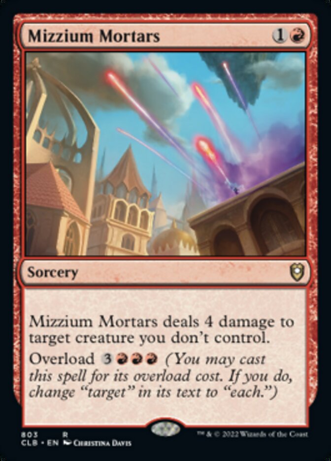 Mizzium Mortars [Commander Legends: Battle for Baldur's Gate] | Deep Dive Games St. Marys