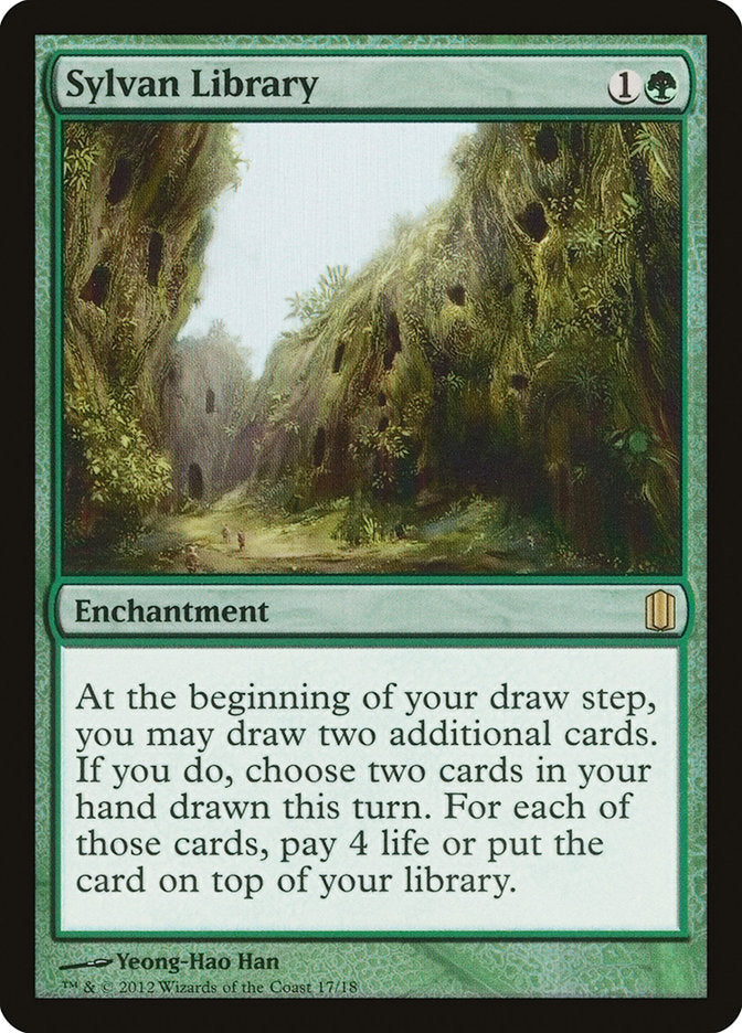Sylvan Library [Commander's Arsenal] | Deep Dive Games St. Marys