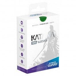 Ultimate Guard Sleeves Katana Green 100-Count | Deep Dive Games St. Marys